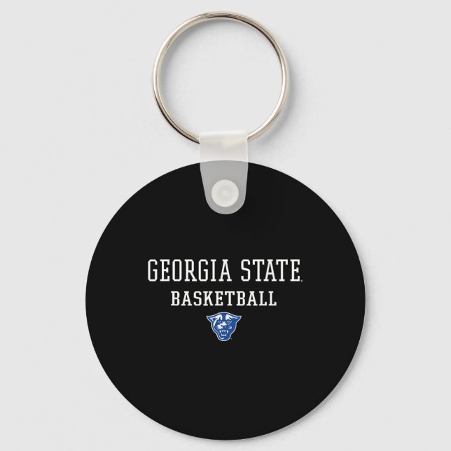 Mens Georgia State R Icon Sketll - Panthers  Keychain (Front)