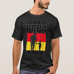 Mens German Dad Of A Boy Fathers Day Son Germany B T-Shirt
