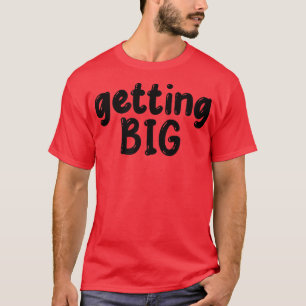 Mens GETTING BIG Gym Fitness Workout Bodybuilding T-Shirt