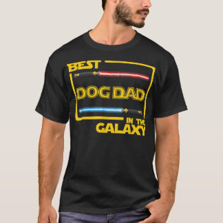 Mens Gift Best Dog Dad in the Galay Funny Dog T-Shirt