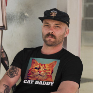 MEN'S GINGER CAT DADDY DAD T-Shirts