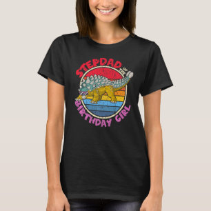 Mens Girl Birthday I Stepdad I Ankylosaurus I Fami T-Shirt
