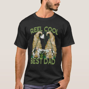 Mens  Gnome For Men And Fishing Grandpa Reel Cool  T-Shirt