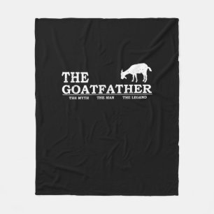 Mens Goat Far Pet Lover Fars Day Fleece Blanket