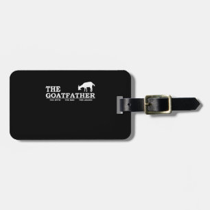 Mens Goat Far Pet Lover Fars Day Luggage Tag