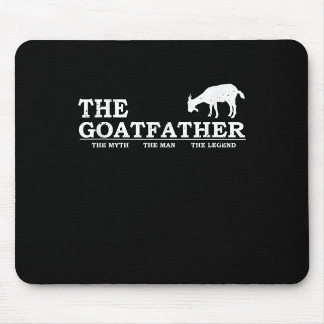 Mens Goat Far Pet Lover Fars Day Mouse Pad (Front)