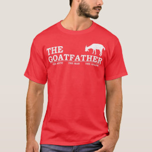 Men's Goat Father  Pet Lover Father's Day Gift Tee