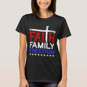 Mens God Country Family _ Aamerican Veterans Day T-Shirt