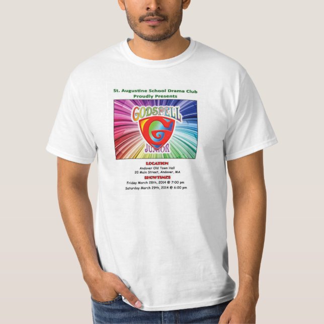 Men's "Godspell Jr." T-Shirt (Front)