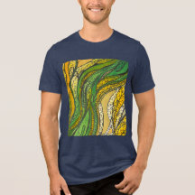 Men's Golden Green Silk Harvest"