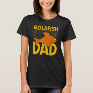 Mens Goldfish Dad Underwater Fish Aquarist Fishke T-Shirt