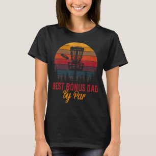Mens Golf Best Bonus Dad By Par Daddy Golfer Fathe T-Shirt