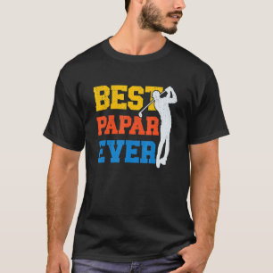 Mens Golf Pun Father's Day For Dad Best Papar Ever T-Shirt