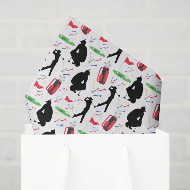 Men's Golf Tissue Paper (Gift Bag)