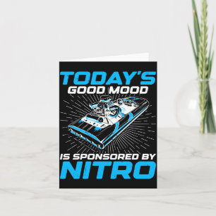 Mens good mood sponsored by nitro for drag boat card