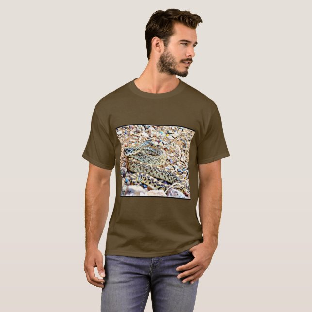 Men's Gopher Snake Brown Tee Shirt (Front Full)