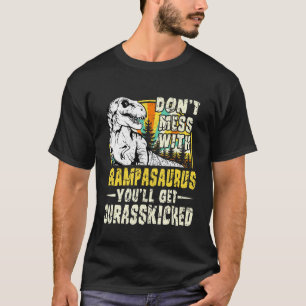 Mens Grampa Rex Saurus Papasaurus Dinosaurs Men Fa T-Shirt