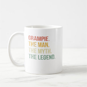 Mens Grampie Man Myth Legend For Mens Dad Father Coffee Mug
