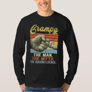 Mens Grampy The Man The Myth The Bad Influence Fat T-Shirt