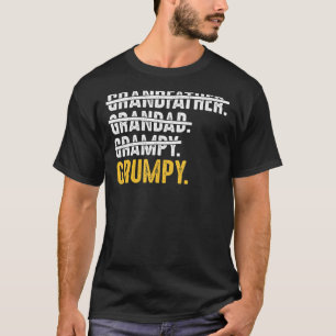 Mens Grandfather Grandad Grampy Grumpy Fathers Da T-Shirt