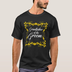 Mens Grandfather Of The Groom Matching Bachelorett T-Shirt