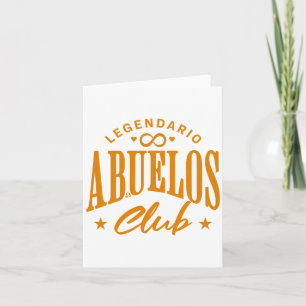 Mens Grandfathers' Pride - Club Legendario De Los Card