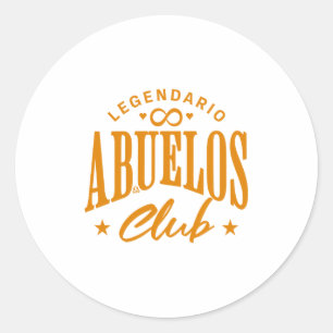Mens Grandfathers' Pride - Club Legendario De Los Classic Round Sticker