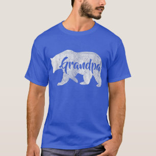 Men's Grandpa Bear Awesome Camping Gramps Tee
