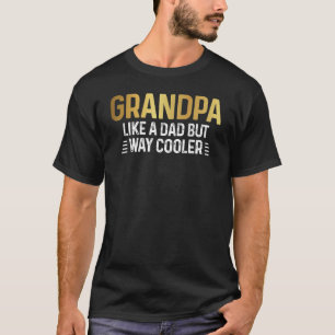 Mens Grandpa Definition Like A Regular Grandpa On T-Shirt