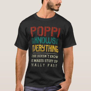 Mens Grandpa Knows Everything 60th 1 T-Shirt
