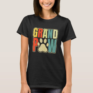 Mens Grandpaw Fur Grandpa Dog  Father's Day 1 T-Shirt