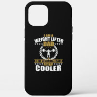 Mens Great Weightlifter Dad Gift Papa Gym T-Shirt.