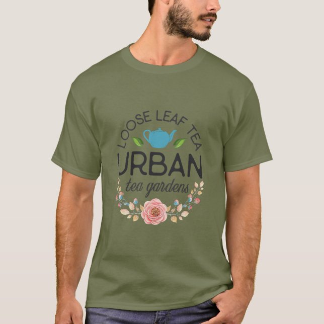 Mens Green Tea Shirt (Front)