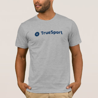 Men's Grey Short Sleeve T-Shirt with Large Logo