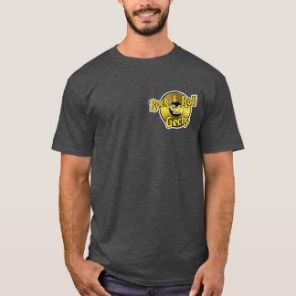 Mens gris Rock & Roll Gecko double logo t-shirt