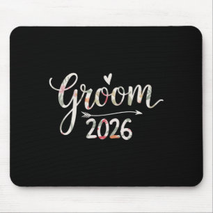 Mens groom est 2026 married wedding groom party mouse pad