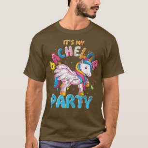 Mens Groom Its My Bachelor Party Unicorn Funny Bac T-Shirt