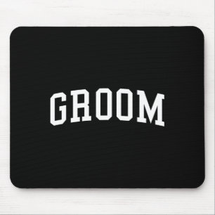 Mens Groom Matching Bride Wedding Bachelor Party Mouse Pad