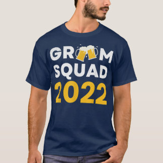 Mens Groom Squad Bachelor Party Drinking Team Groo T-Shirt