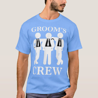 Mens Grooms Crew Bachelor Party Groomsmen Gifts T-Shirt