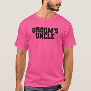 Mens Groom's Uncle Family Matching Bachelor Pa T-Shirt