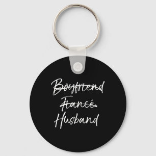 Mens Grooms Wedding Gift Not Boyfriend Fiance Mark Keychain