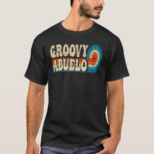 Mens Groovy Abuelo 70s Aesthetic Nostalgia 1970's T-Shirt