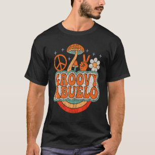 Mens Groovy Abuelo 70s Aesthetic Nostalgia 1970's T-Shirt