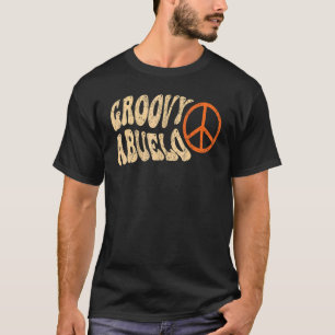 Mens Groovy Abuelo 70s Aesthetic Nostalgia 1970's  T-Shirt