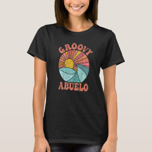 Mens Groovy Abuelo 70s Aesthetic Nostalgia 1970's  T-Shirt