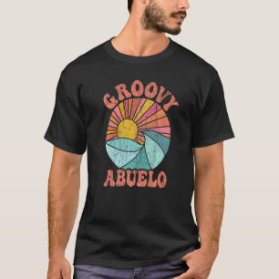 Mens Groovy Abuelo 70s Aesthetic Nostalgia 1970's  T-Shirt