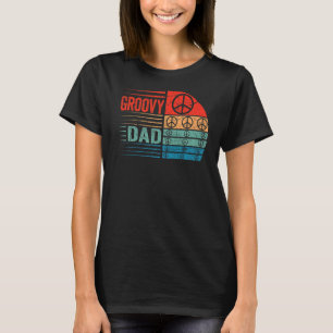 Mens Groovy Dad 70s Aesthetic Nostalgia 1970's Ret T-Shirt