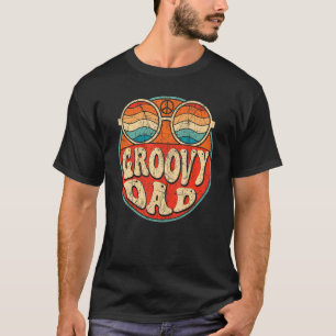 Mens Groovy Dad 70s Aesthetic Nostalgia 1970's Ret T-Shirt