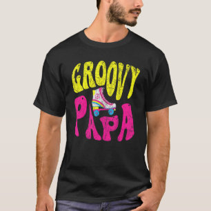 Mens Groovy Papa 70s Aesthetic Nostalgia 1970's Re T-Shirt